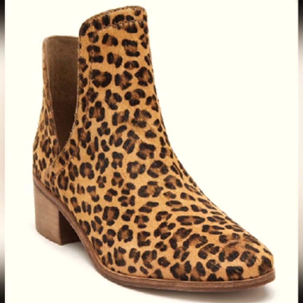 Coconuts by Matisse Pronto Leopard Print Bootie sz 8.5